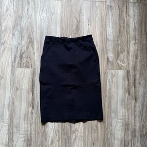 A New Day Navy Knee-Length Pencil Skirt